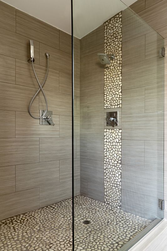 Decorative Tile Shower